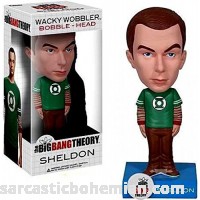 Funko Big Bang Theory Wacky Wobbler Bobble Head Sheldon Green Lantern Shirt B006G448OI